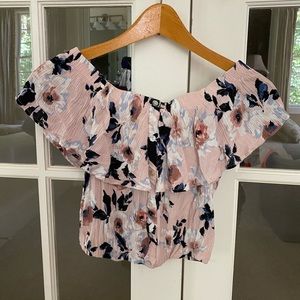 Floral Off the Shoulders Top